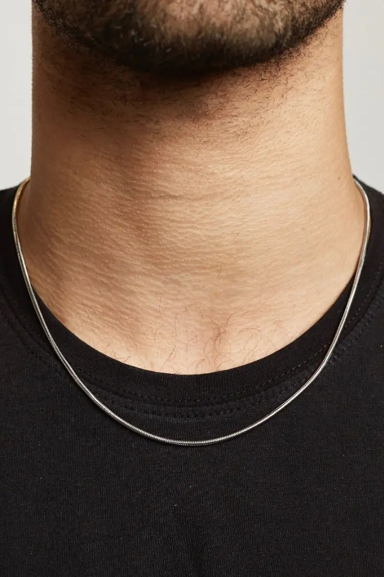 Thin Snake Chain For Men - 1mm