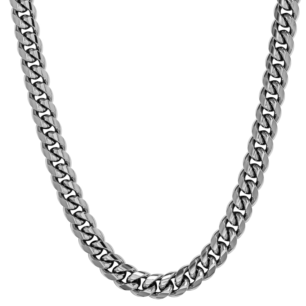 Solid Silver Italian Cuban Chain - 6MM